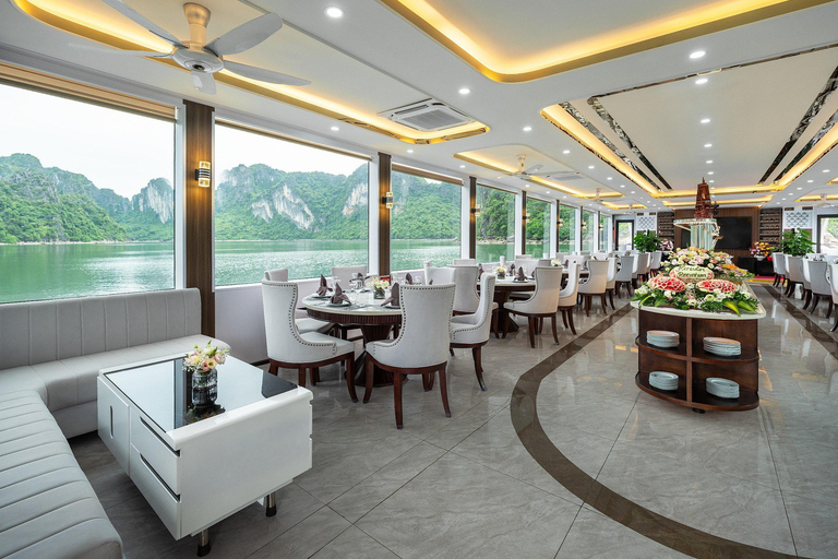 Hanoi: Halong Bay Day Tour with 5-star Cruise & Transfer