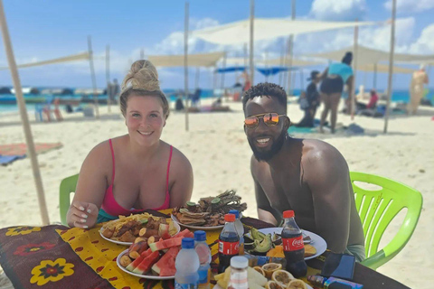 Pungume Island, Pungume Beach, sandbank BBQ och snorklingPungume-ön, Pungume-stranden, sandbank BBQ och snorkling