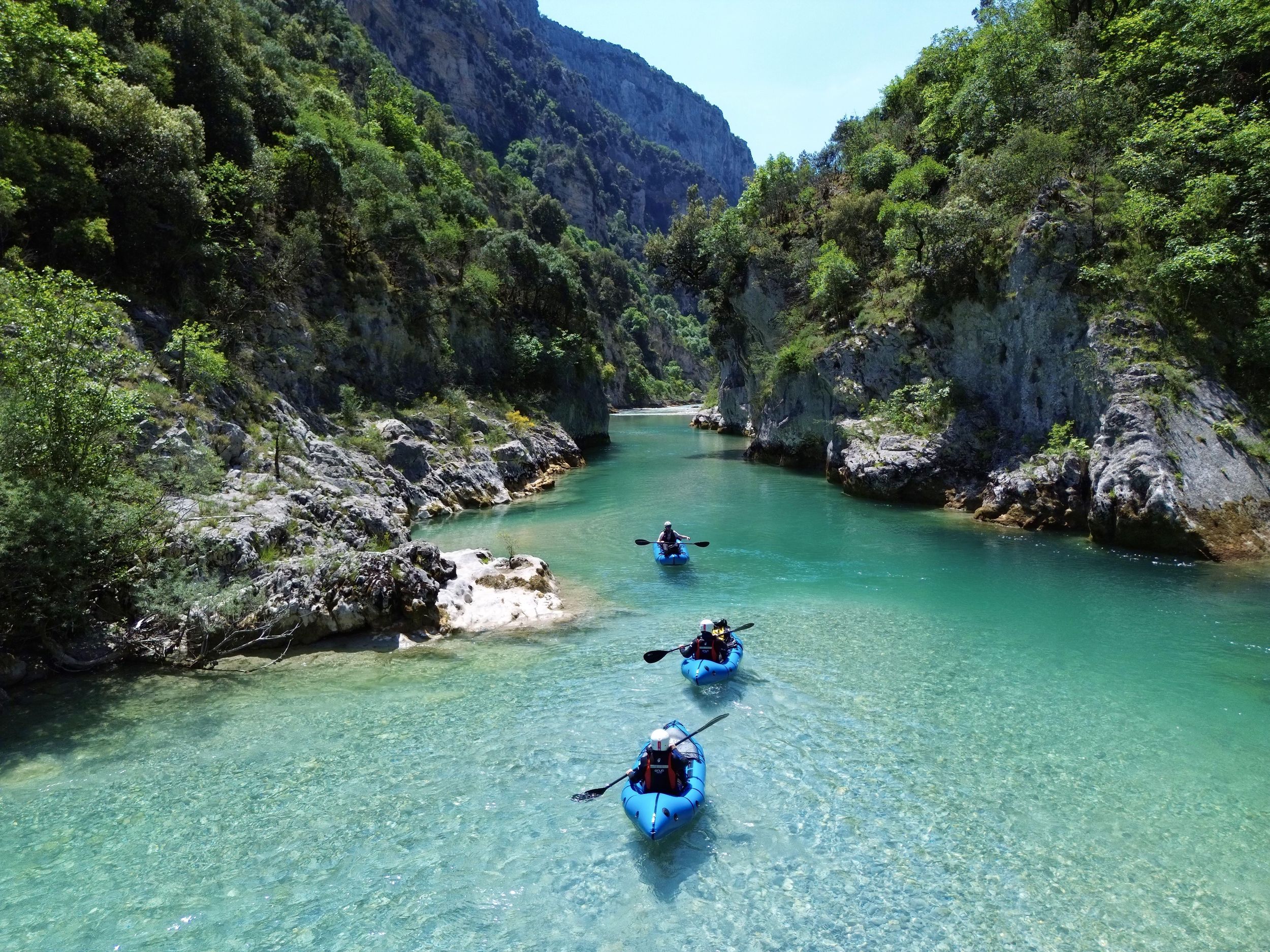 Der Grand Canyon du Verdon per Packraft für einen Tag