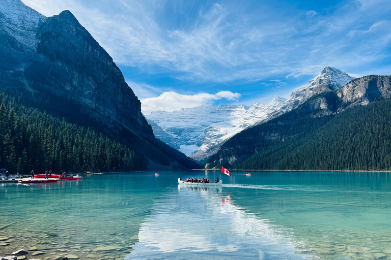 Jezioro Louise, jezioro Moraine, kanion Johnston (2 godz.) w Banff