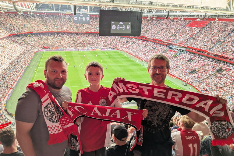 Amsterdam: Ajax Game with fans, seats and Guided City Tour