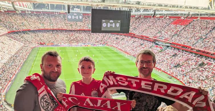 Amsterdam: Ajax Game with fans, seats and Guided City Tour