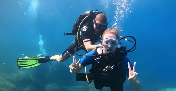 Villasimius: diving baptism on the coast of Capo Carbonara