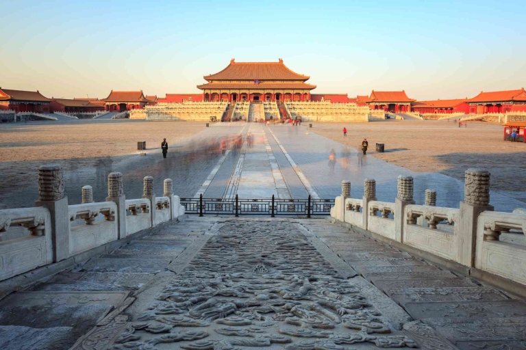 Pékin : Visite privée en cas d'escale avec durée au choixAéroport PKX : La Grande Muraille de Mutianyu et la Cité Interdite.
