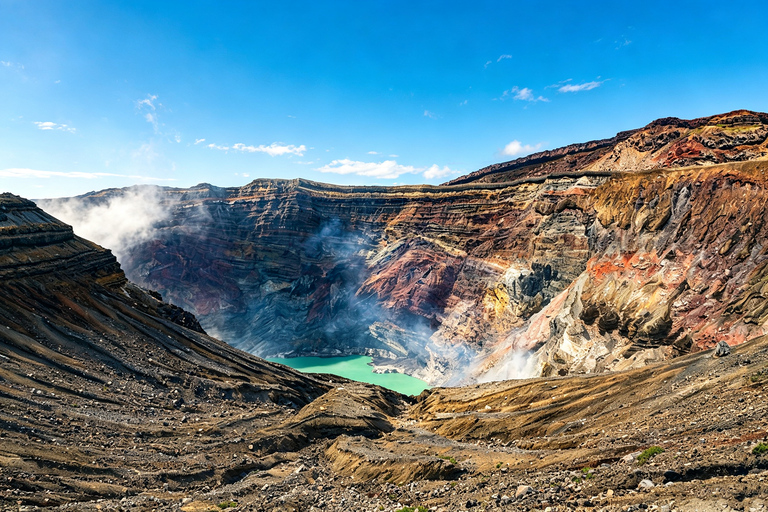 Fukuoka: Mt. Aso, Minamiasu Railway & Kumamoto Castle Tour