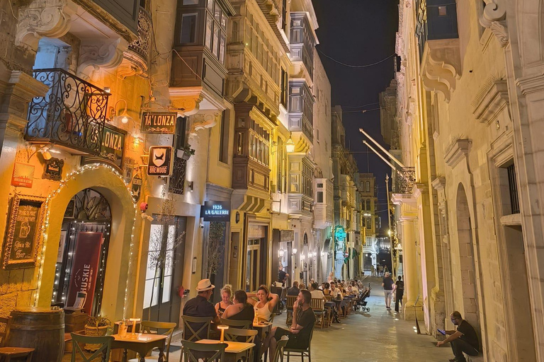 Valletta: Street Food Walking Tour with a Local Valletta Guided Food Walking Tour at Sunset