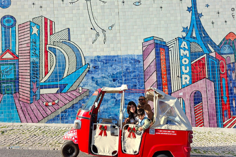 Lisbon: Private Tour on a Vintage Classic Piaggio Ape ALFAMA: Lisbon's Oldest Quarter, Highest Viewpoint, Hidden Gems