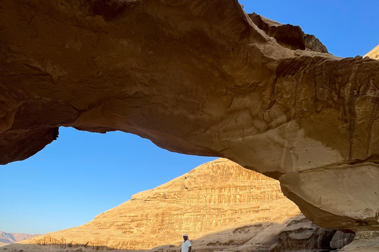 Wadi Rum: Jeep Tour and Overnight Bedouin Camp Experience