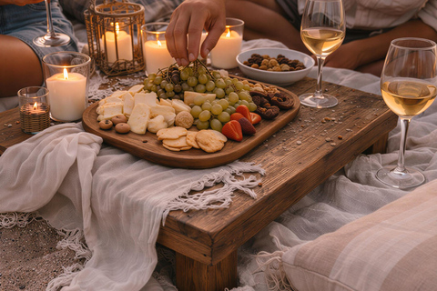 Mykonos: Luxury Sunset Picnic with Wine & Sea Views