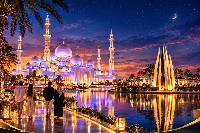 Abu Dhabi: Sheikh Zayed Mosque & Wahat Al Karama Tour From Dubai: Abudhabi Sharing Tour With Qasar Al Watan Entry