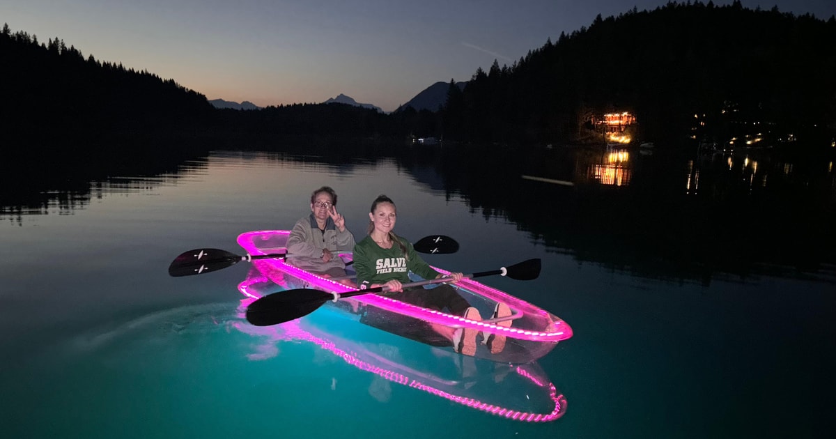 West Glacier, Montana: Illuminated Sunset Guided Kayak Tour | GetYourGuide