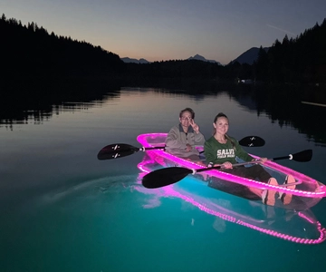 Whitefish, Montana: Illuminated Sunset Guided Kayak Tour