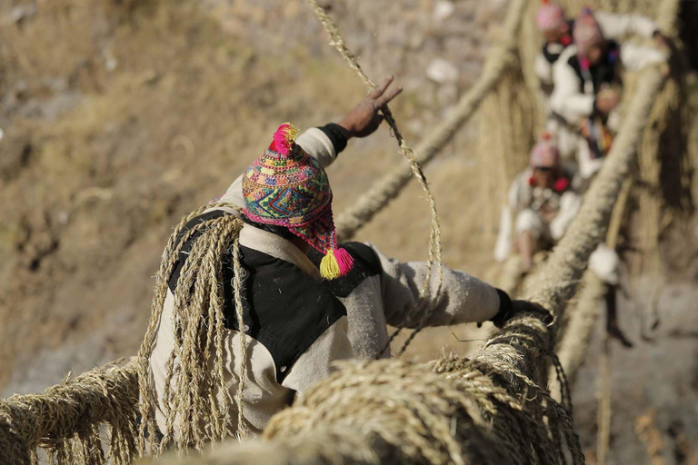 Qeswachaca the last Inca bridge