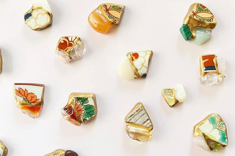 Kyoto: Kintsugi Jewelry Workshop with Natural Stones