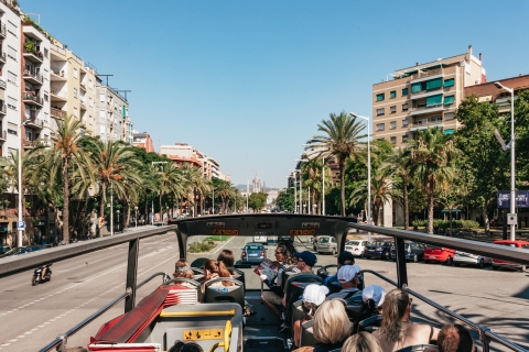Barcelona: Hop-On/Hop-Off-Stadtrundfahrt 1 oder 2 TageBarcelona: Hop-On/Hop-Off-Ticket Tagesticket (2 Tage)