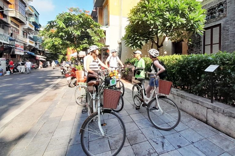 Excursion cycliste d'une journée dans le vieux quartier de Hanoï et le delta du fleuve Rouge