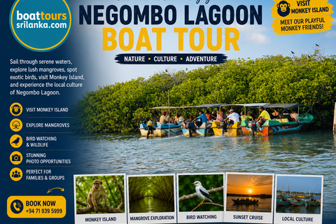 From Negombo: Boat Tour of Negombo Lagoon