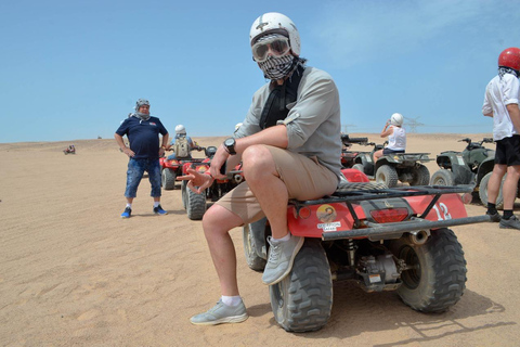 Hurghada: Safari in quad e buggy con cena e spettacoloServizio di prelievo in hotel a Hurghada