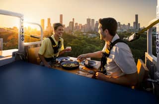 Brisbane: Vertigo-Erlebnis – Häppchen bei Sonnenuntergang
