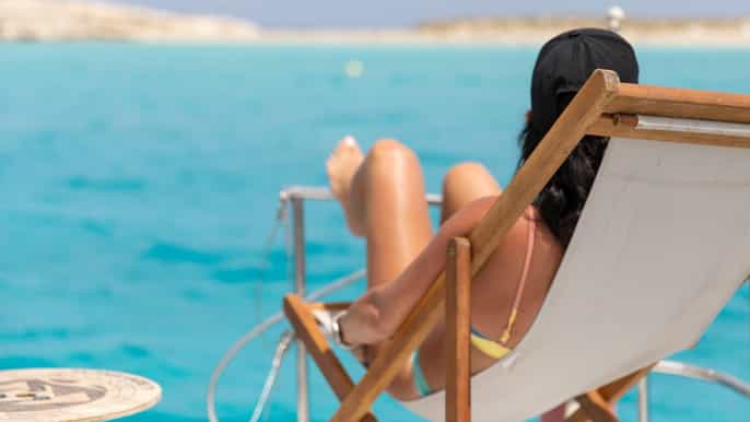 Sailing Yacht Day Charter; Ibiza to Formentera (return)