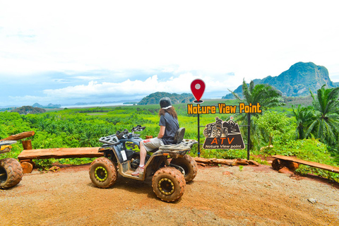 Krabi: Aventura en quad todoterreno en Nature View Point60 minutos en quad con pasajero