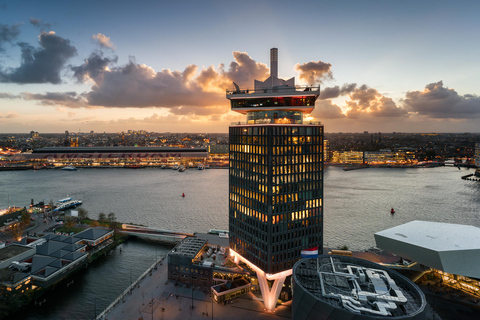 Amsterdam: A&#039;DAM Lookout Entry Ticket und Dinner Voucher