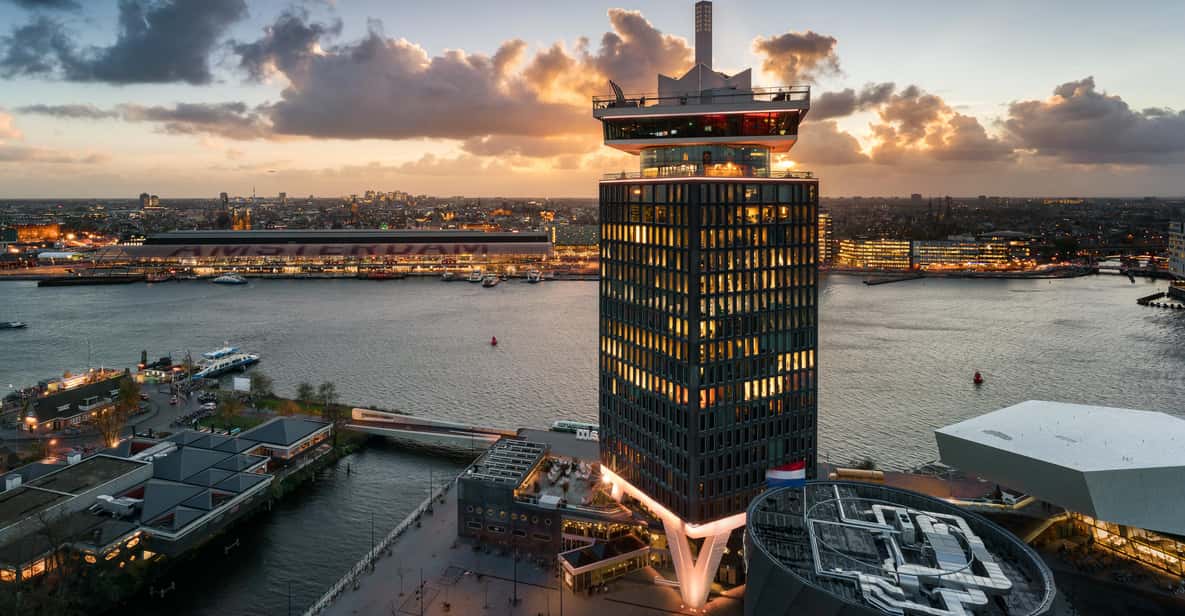 Afbeelding 1 van Amsterdam: A'DAM Lookout Ticket en Lunch of Diner Voucher