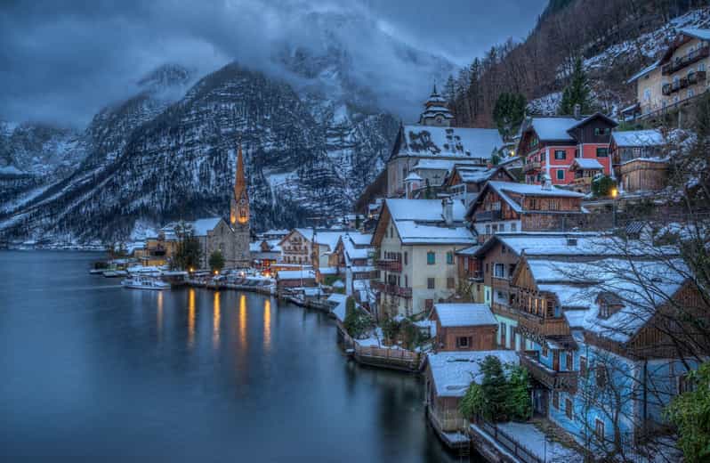 Alpijnse schoonheid: Hallstatt en Salzburg met ophaalservice bij je hotel