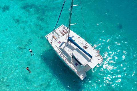 Riviera Maya: catamaran bij Maroma Beach & Reef Snorkel