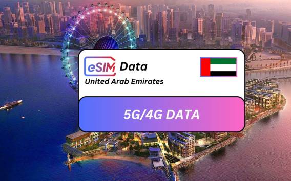 Dubai: Vereinigte Arabische Emirate eSIM und Datentarif