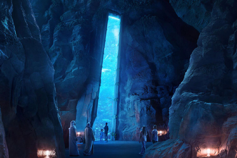 Dubai: Sheikh Zayed-moskee &amp; SeaWorld-toegang met transferDubai: Sheikh Zayed-moskee en SeaWorld, inclusief vervoer