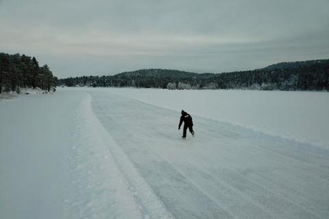 From Saariselkä: Ice-skating on Frozen Lake Inari From Saariselkä: Ice-skating onFrozen Lake Inari NO TRANSFER