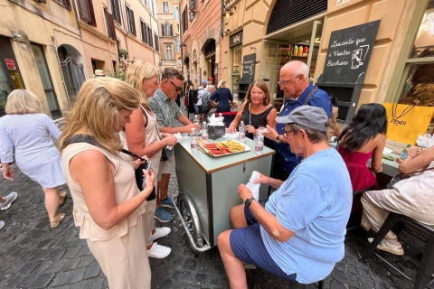 Rome : visite gastronomique de 3,5 h à pied des quartiersVisite privée en français