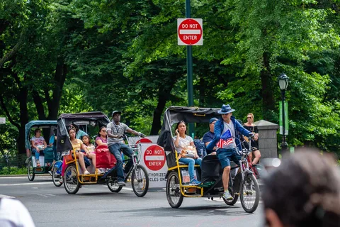 NYC: Central Park Rickshaw (Pedicab) Billet til guidet tur