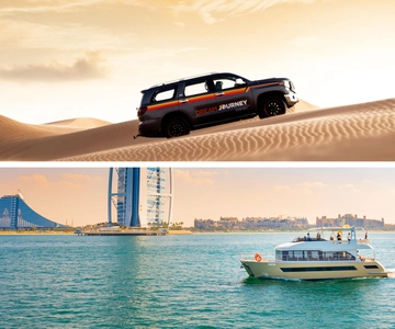 Dubai Waves & Dunes: Luxury Yacht Cruise w/ Red Dunes Safari