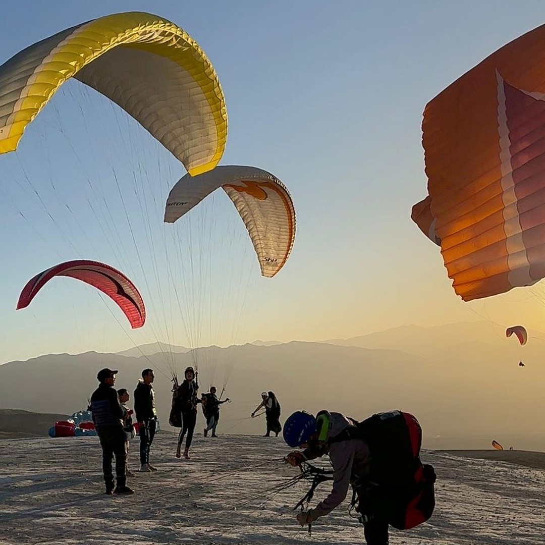 Marrakech : Parapente au-dessus du désert d'Agafay et de l'Atlas