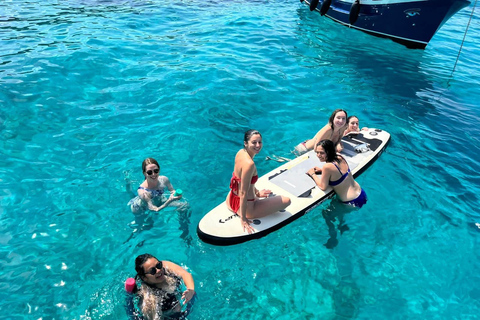 Malta: Comino Catamaran Cruise with Blue & Crystal Lagoon Morning or afternoon Half day cruise with 2 swimming stops