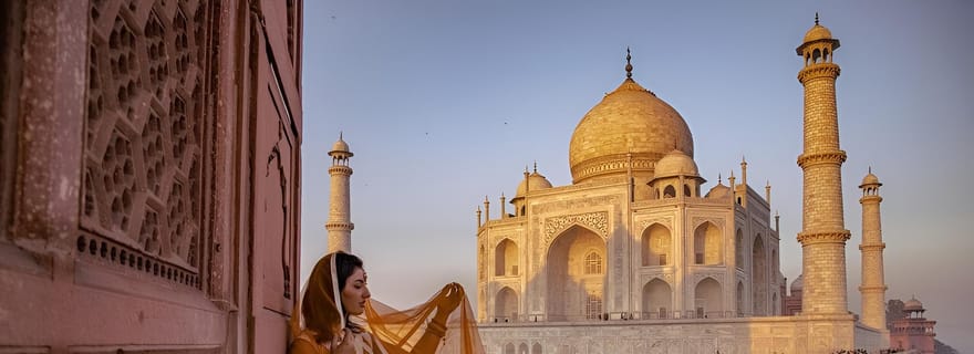 Depuis Jaipur : Visite du Taj Mahal et de Fatehpur Sikri le même jour
