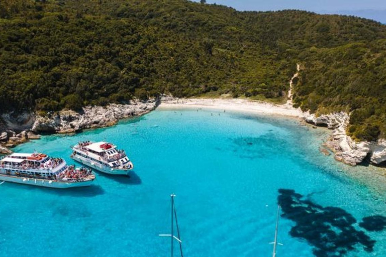 Corfu to Paxos & Antipaxos Cruise with Hotel Transfer