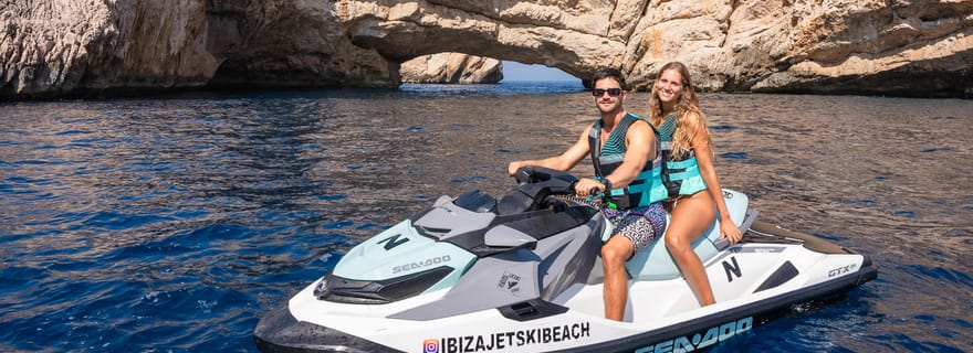 EXCURSION EN JET SKI vers l'île Margarita au départ de San Antoni IBIZA