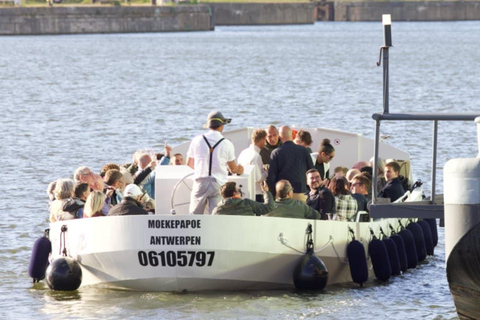 Antwerp: Private Harbor Cruise with Aperitif near the MAS XL Antwerp: Private Harbor Cruise with Aperitif near the MAS