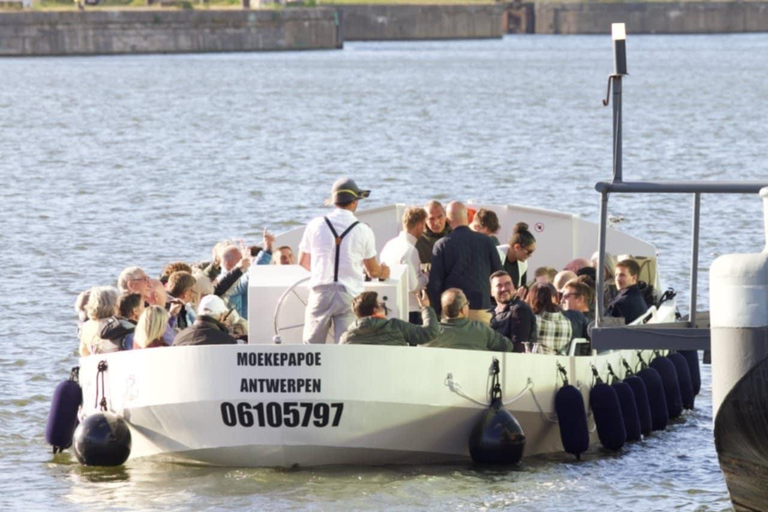 Antwerp: Private Harbor Cruise with Aperitif near the MAS XL Antwerp: Private Harbor Cruise with Aperitif near the MAS