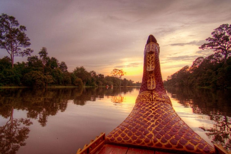Amazing Sunset With Angkor Gondola Boat Ride