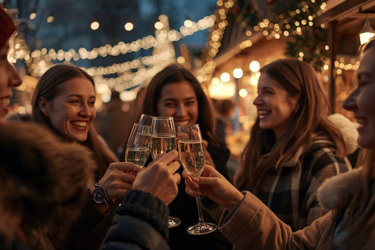 Tour Vintage de Noël - EpernayTour en petit groupe en Renault Estafette