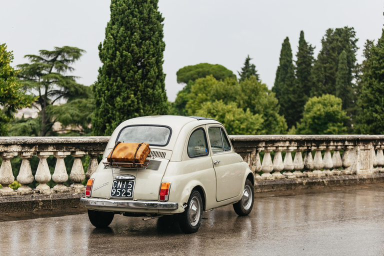 Florence: Countryside Vintage Fiat 500 Driving Tour