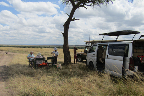 Excursion d&#039;une journée dans le parc national du Masai Mara et visite du village Masai