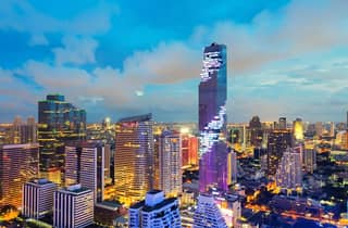 Bangkok: Eintrittskarte für die Aussichtsplattform Mahanakhon SkyWalk