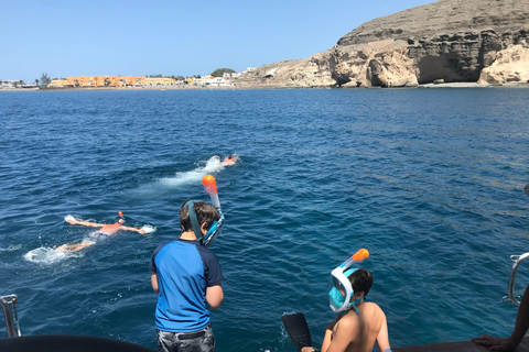 Sud de Grande Canarie : croisière de luxe en yacht en petit groupeCroisière en groupe de 4 heures l'après-midi