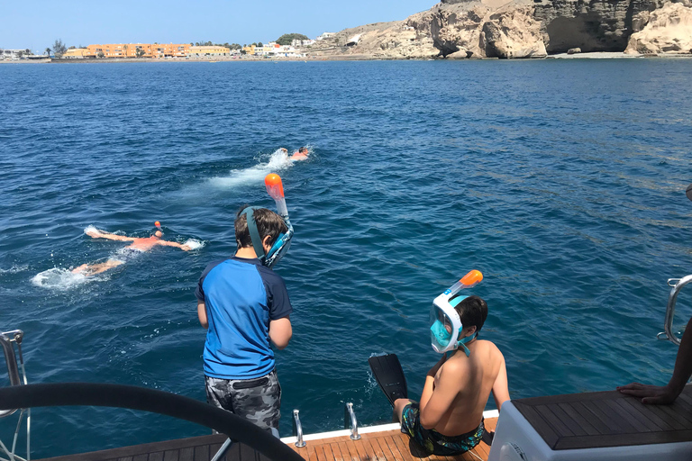 Sud de Grande Canarie : croisière de luxe en yacht en petit groupeCroisière en groupe de 4 heures l'après-midi