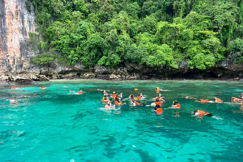 Krabi: Phi Phi-eilanden zonsopgangtour &amp; 4 eilanden per speedboot
